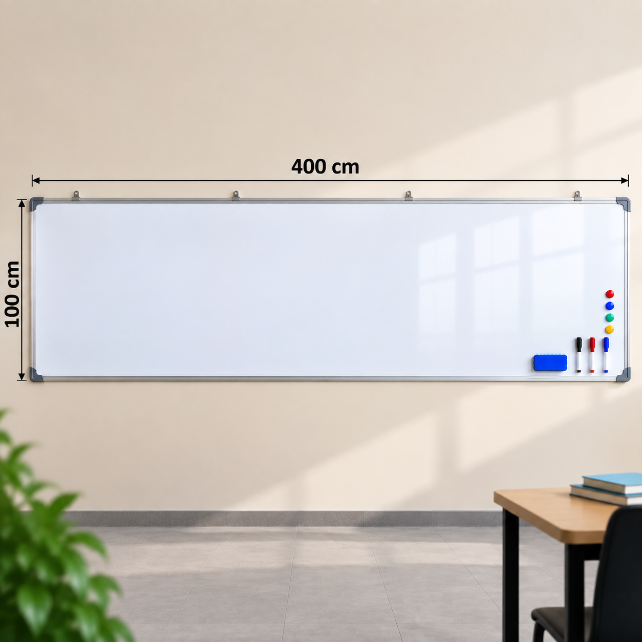 Tableau Blanc Magnétique 100x400 cm Maroc 1100 DH Tableau Blanc Magnétique 100x400 cm Maroc 1100 DH